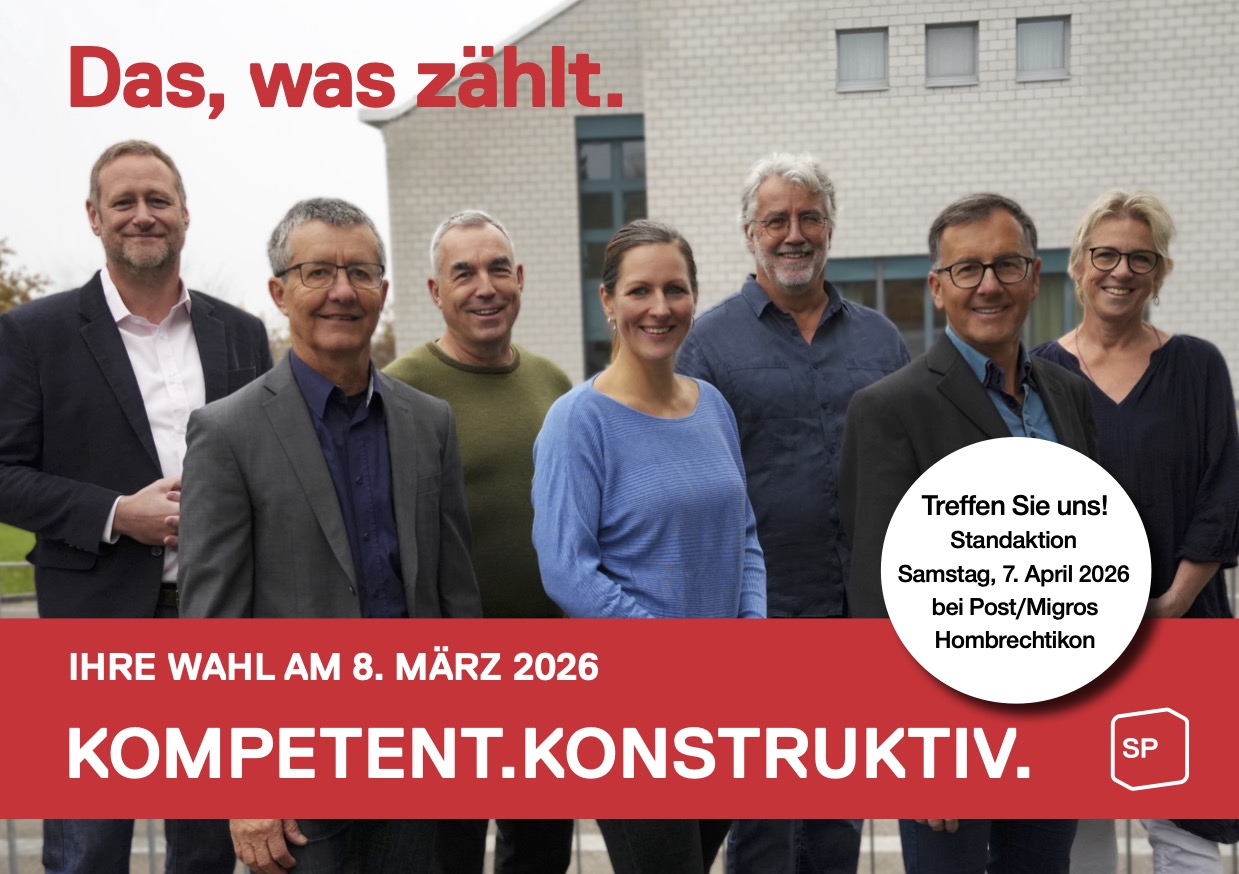 Wahlflyer - Fotos cinas-media / Gestaltung bzdeskktop.ch